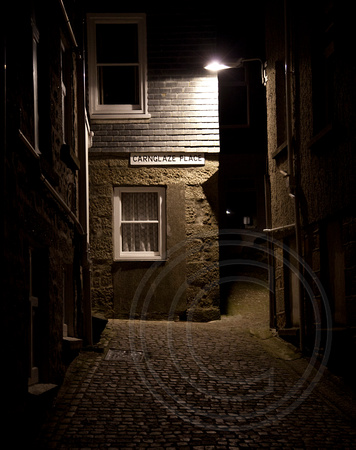 Light in a dark corner, St Ives