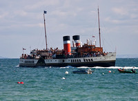 PS Waverley leaving Swanage Harbour
